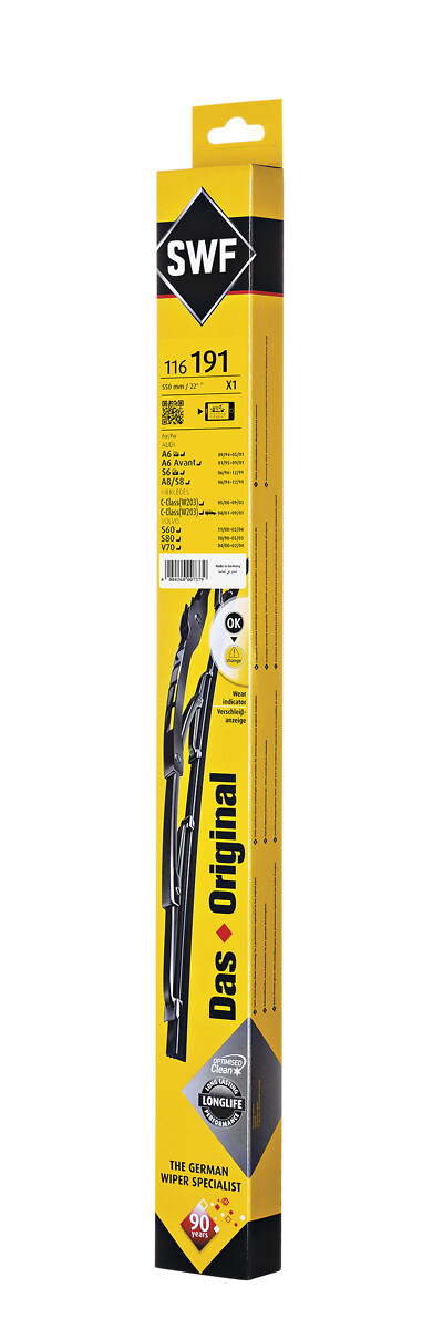 SWF 116 191 Ablaktörlő lapát